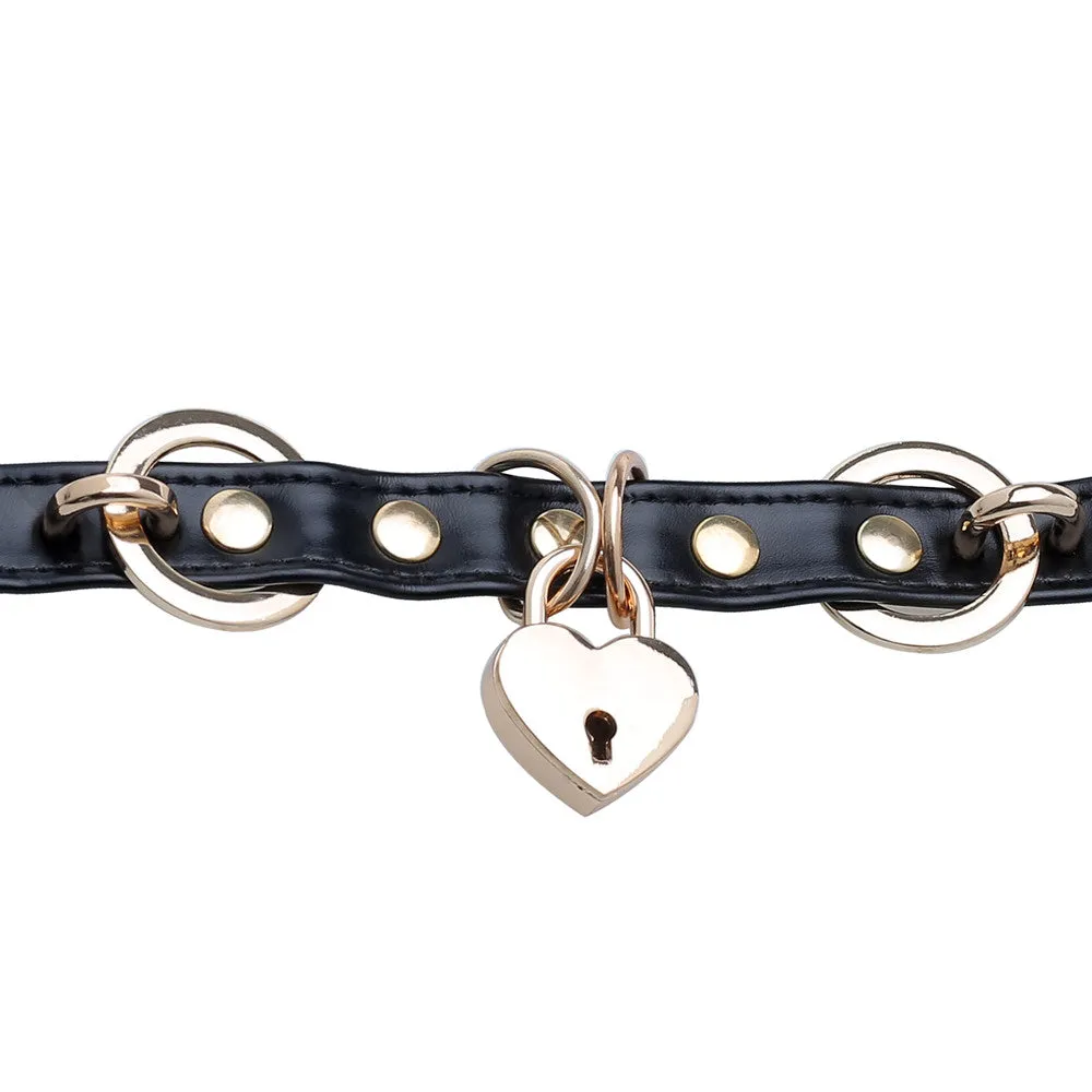 Heart Locker Ring Collar AD11876