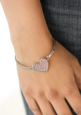  Heart-Stopping Shimmer Pink Bracelet