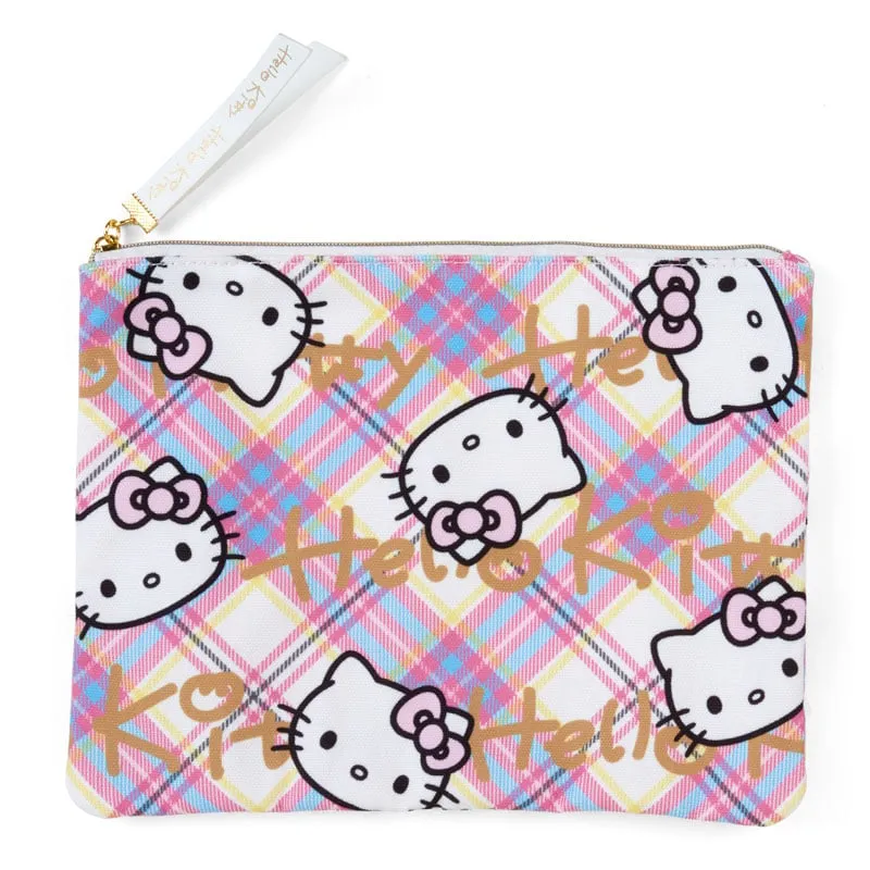 Hello Kitty 2-Piece Pouch Set (Hello Kitty Dress Tartan Series)