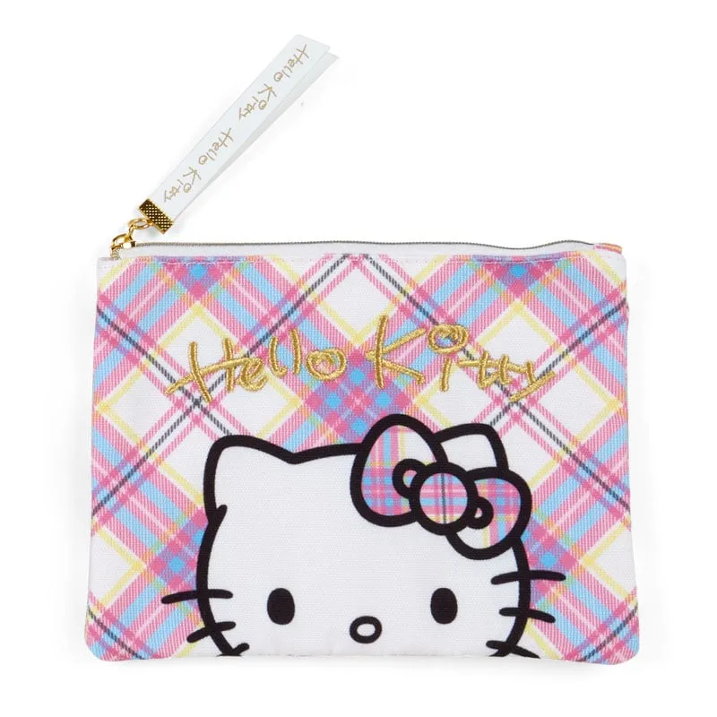 Hello Kitty 2-Piece Pouch Set (Hello Kitty Dress Tartan Series)