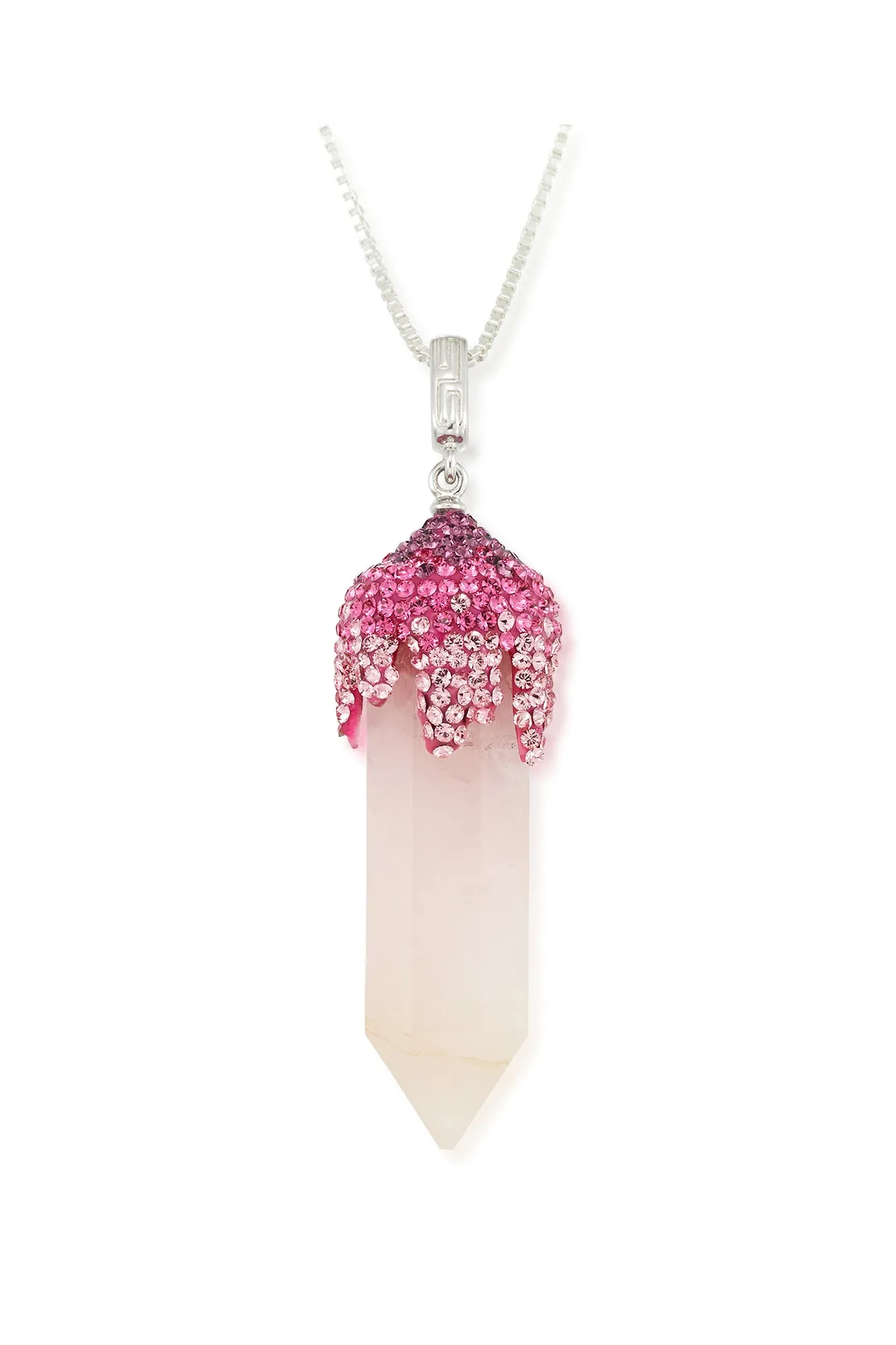 Ice Pink Crystal Pendant