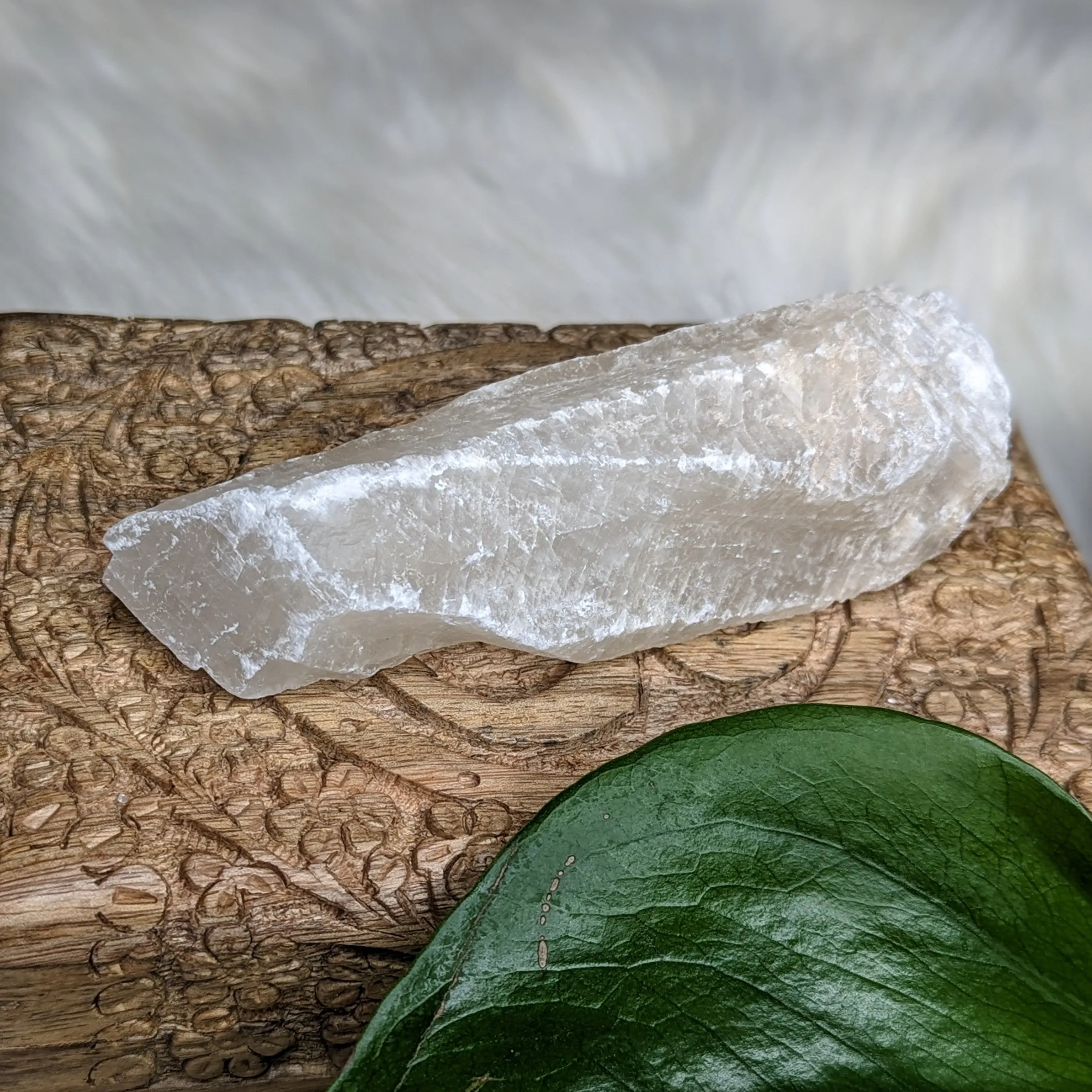 Ice White Calcite Specimen from Mexico