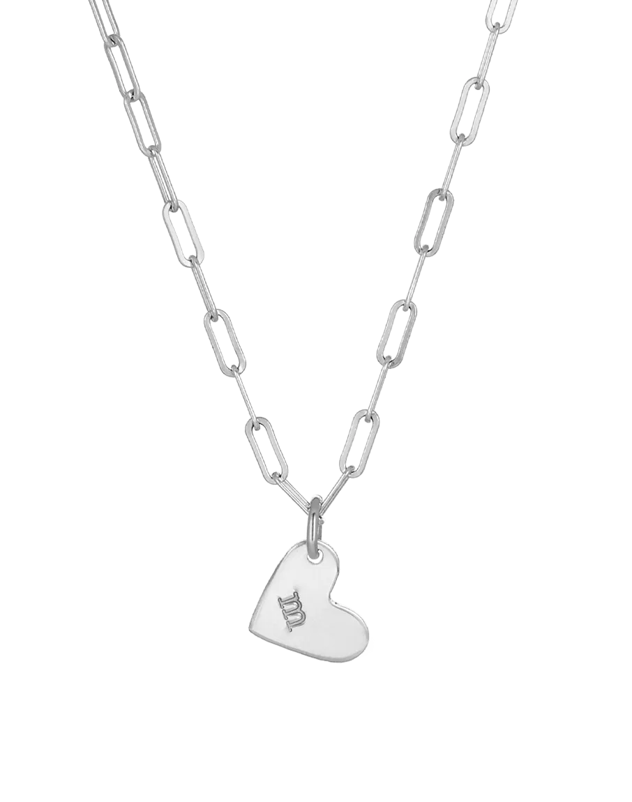 Initial Heart Necklace