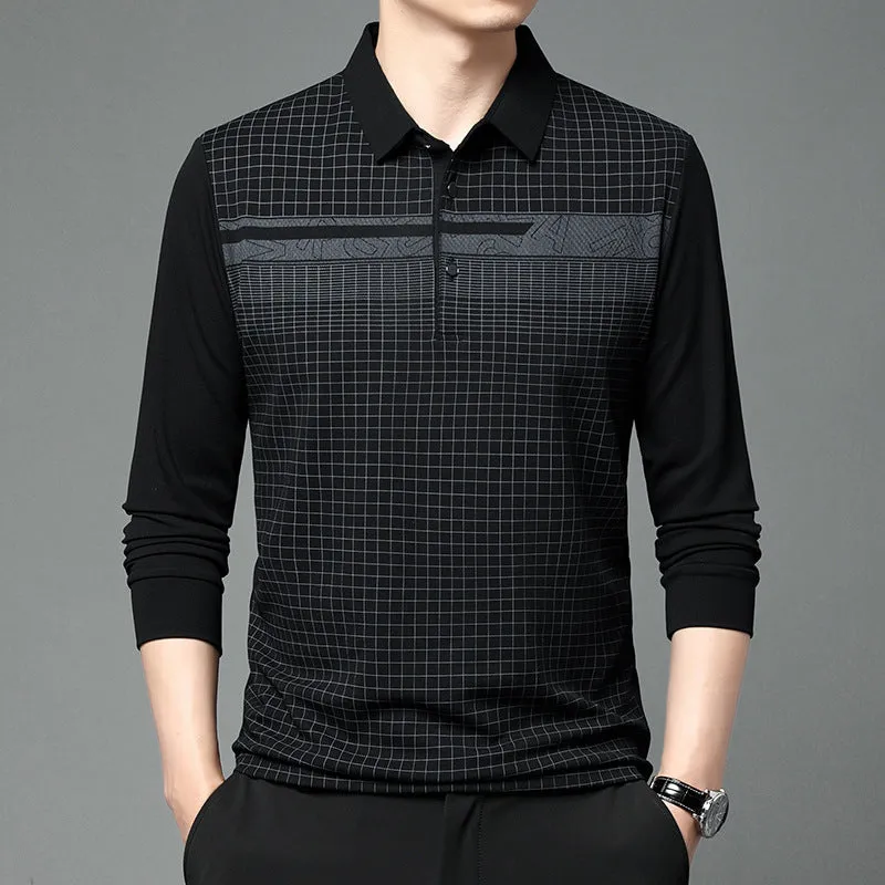 INSTOCK - Hunterson daddy autumn new middle-aged business polo