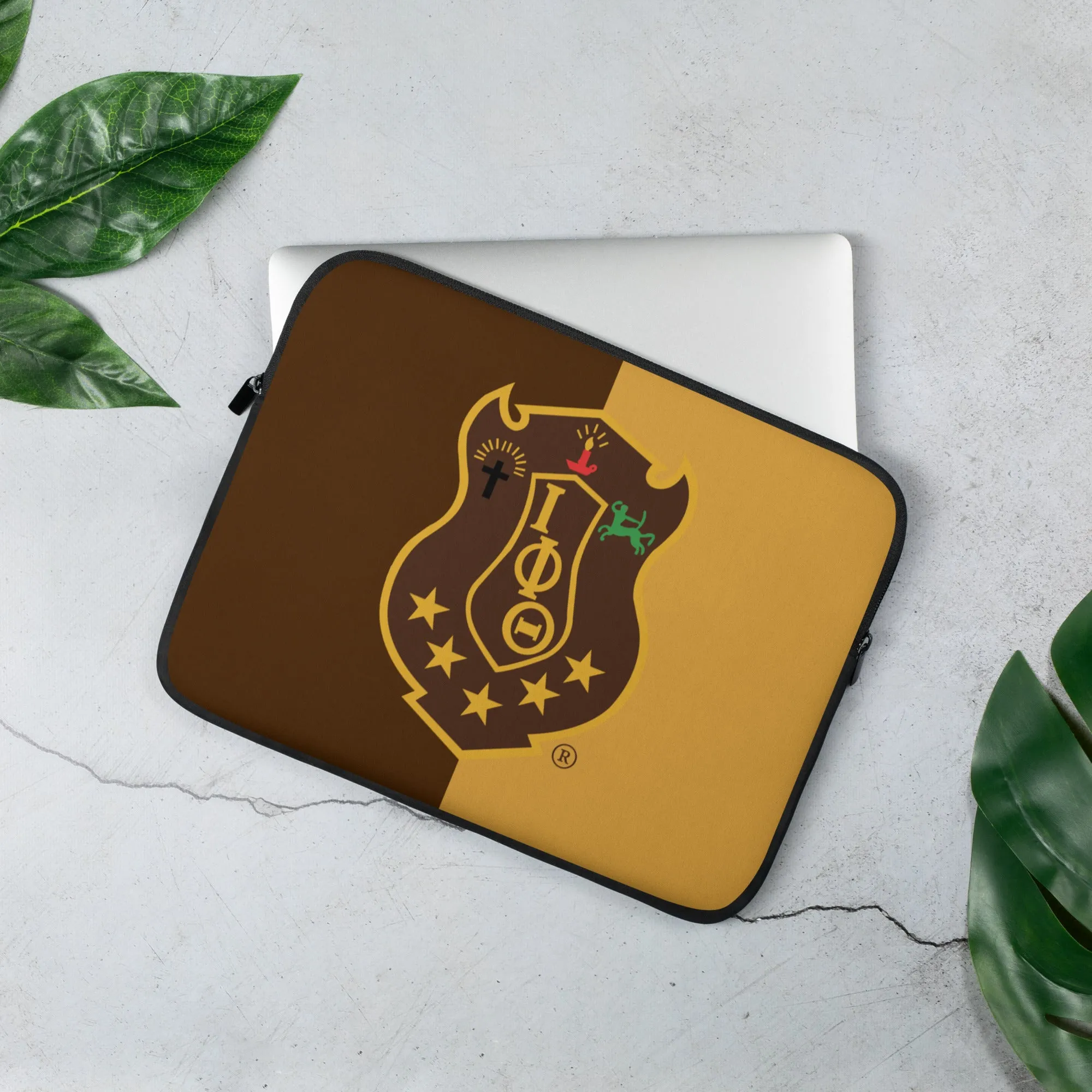 Iota 2-Toned Shield Laptop Sleeve