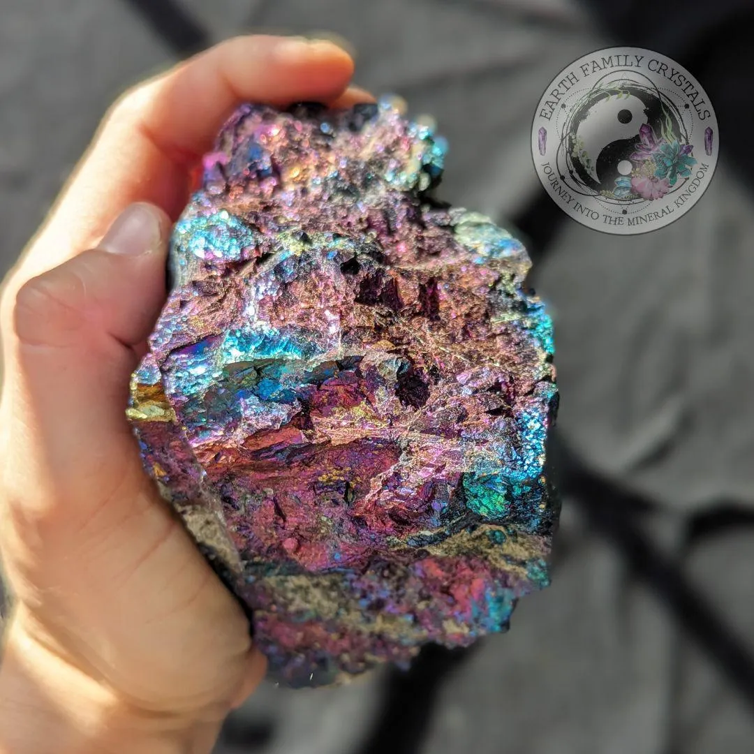 Jumbo Rainbow Chalcopyrite~ Stunning Vibrancy