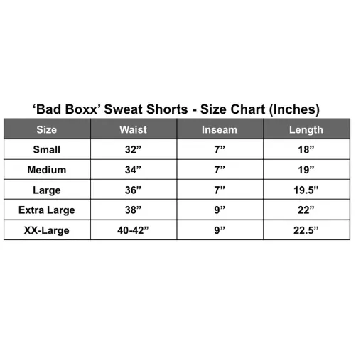 Khaki 'Bad Boxx' Sweat Shorts (Slim Fit)