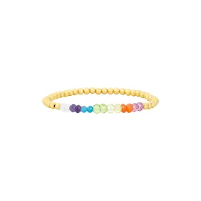 Kids 3MM Yellow Gold Filled Unicorn Bracelet