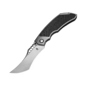 Kizer Huntsmen S35VN Blade Frame Lock Titanium Carbon Fiber Handle Ki4642A1 (3.82 Satin)