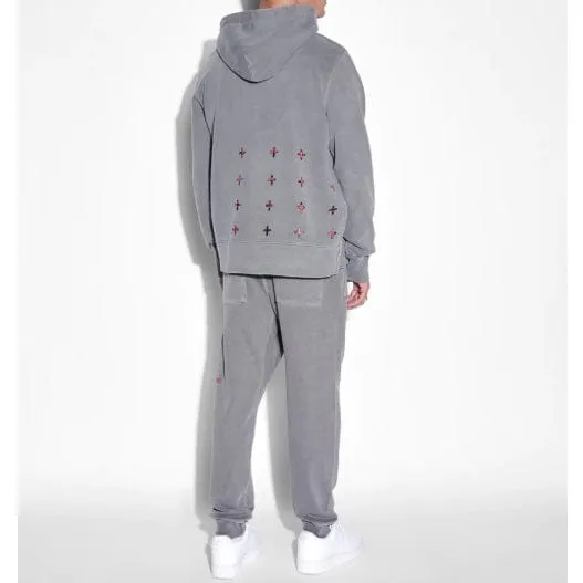 Ksubi Autograph Kash Hoodie (Charcoal Grey) MFA23FL002