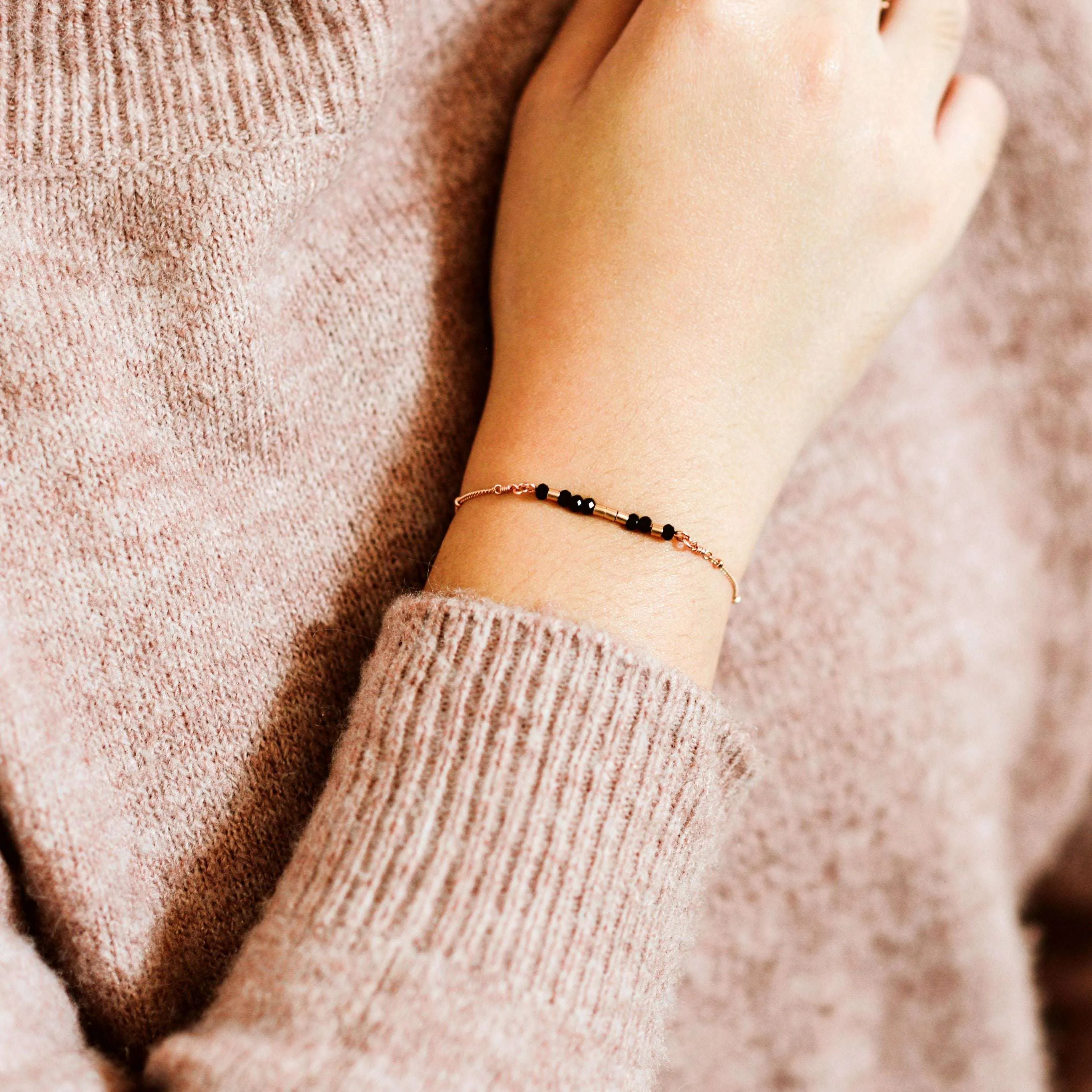 LAURA II - MORSE CODE BRACELET