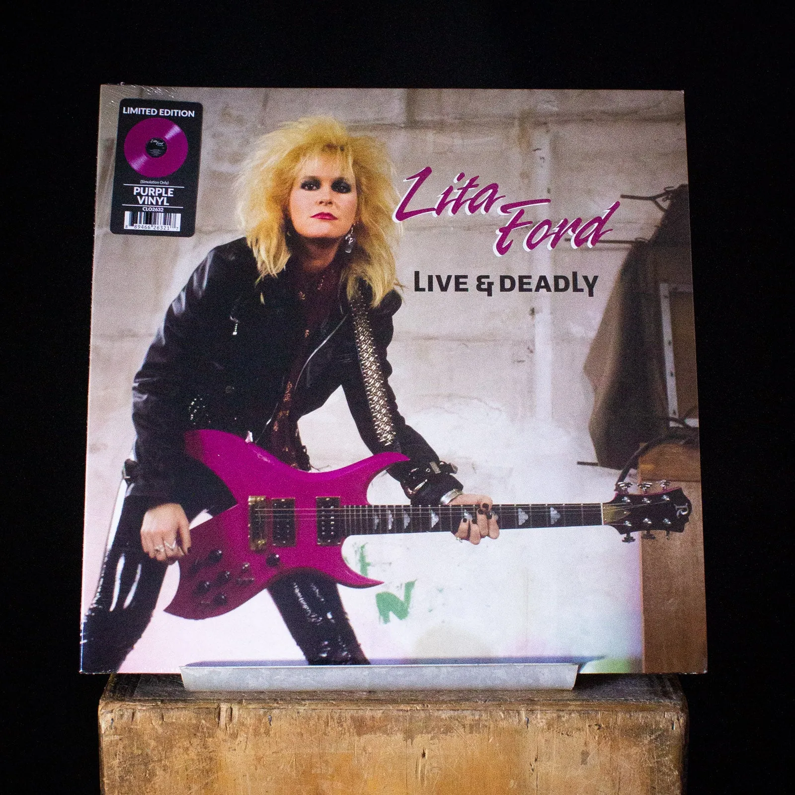 Lita Ford Live & Deadly LP (Purple Vinyl)