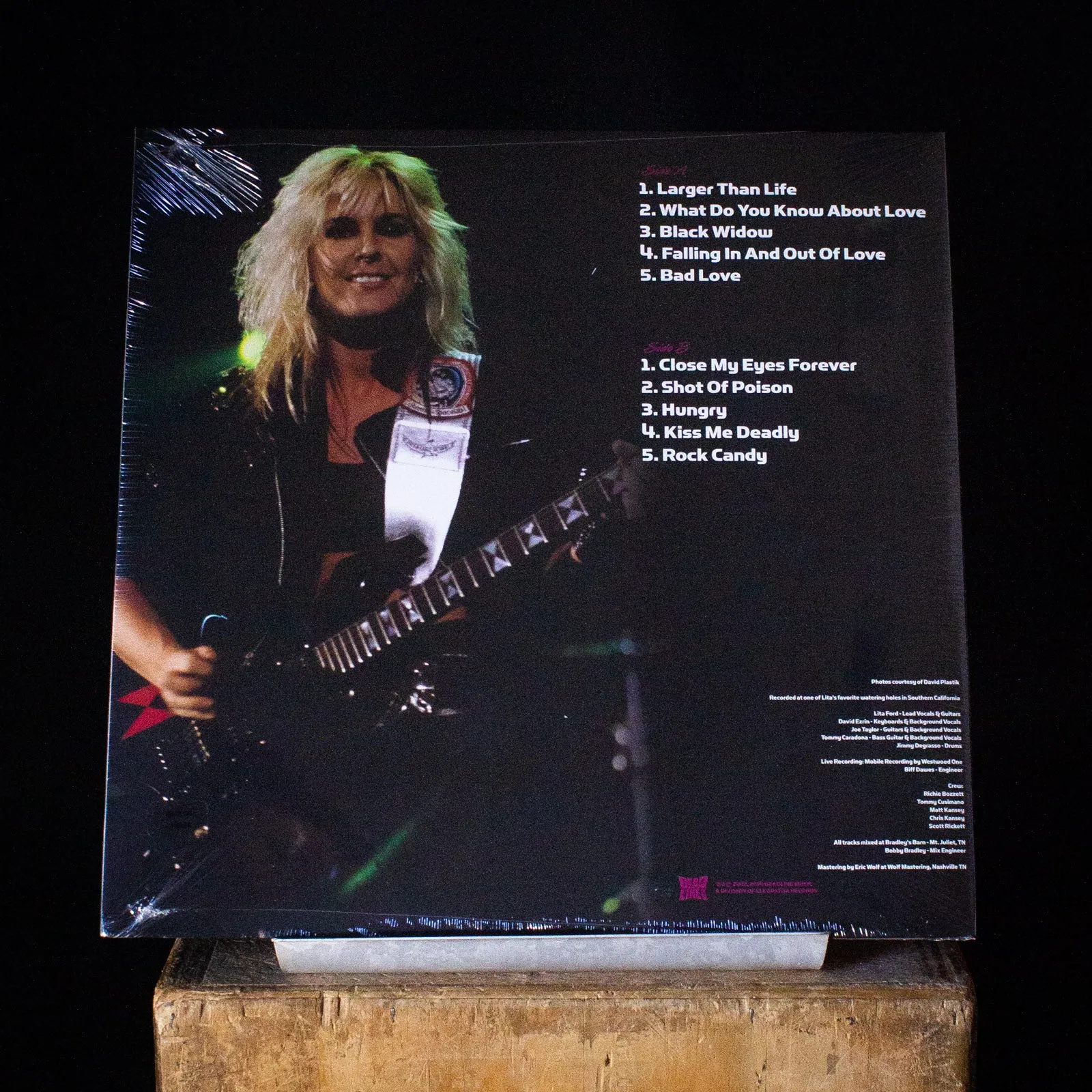 Lita Ford Live & Deadly LP (Purple Vinyl)