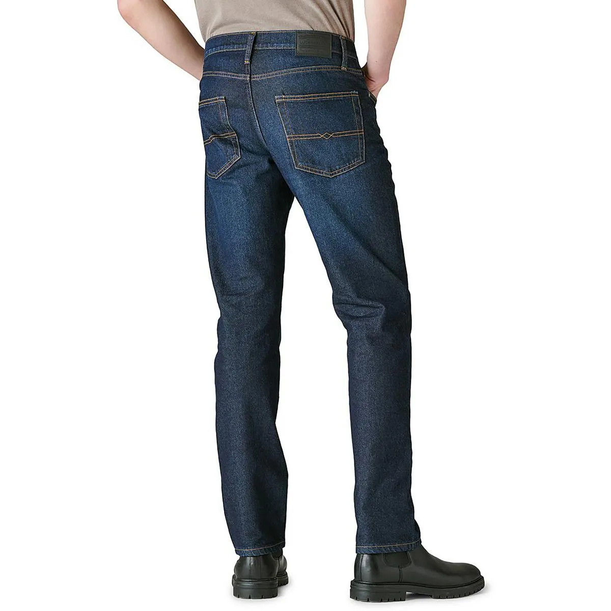 Lucky Brand Mens 410 Dark Wash Athletic Straight Leg Jeans