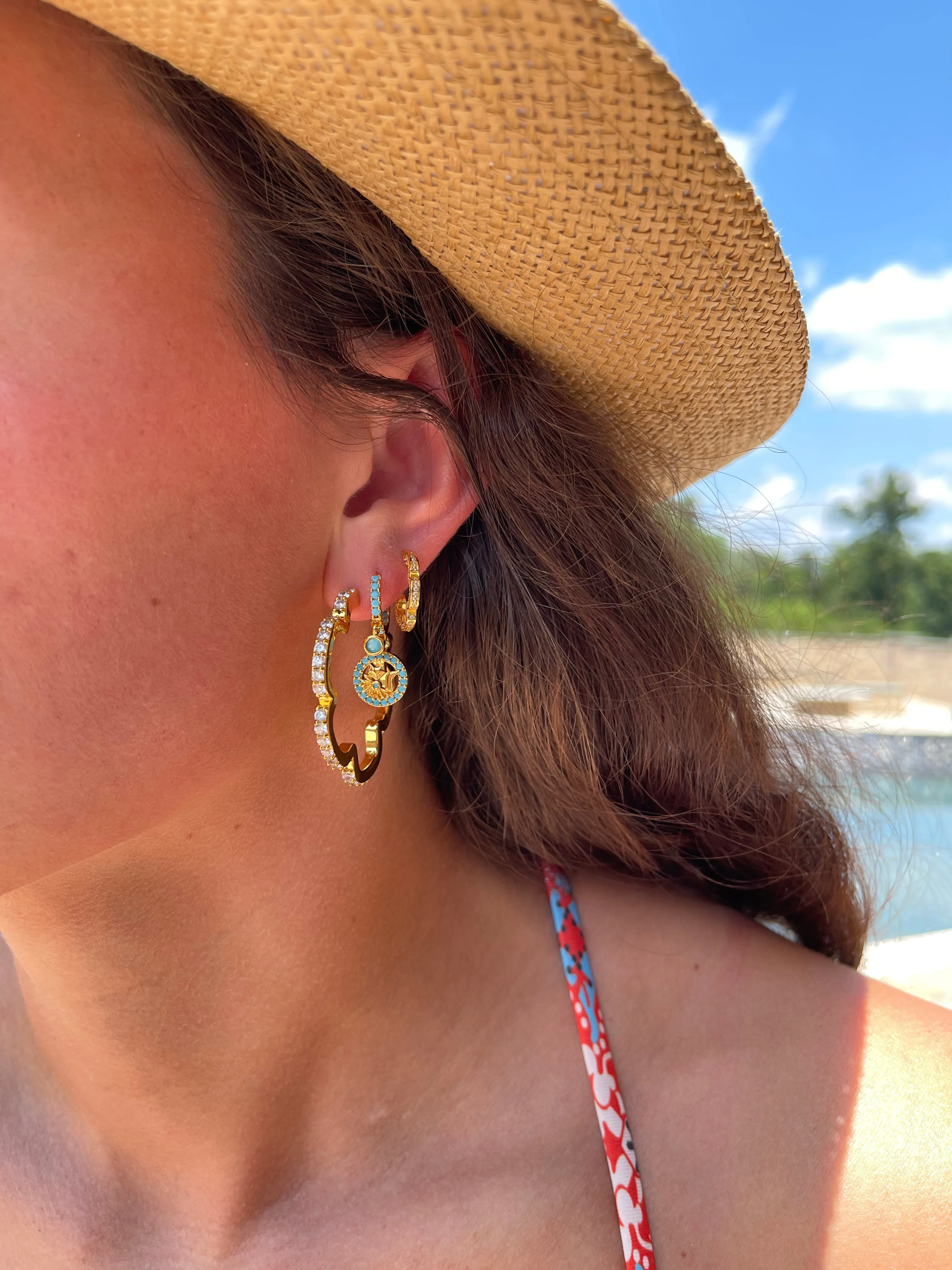 Lucky Charlie Fox Drop Earrings