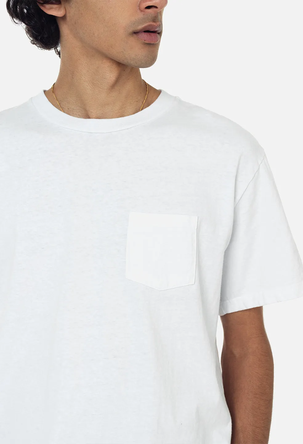 Lucky Pocket Tee / White