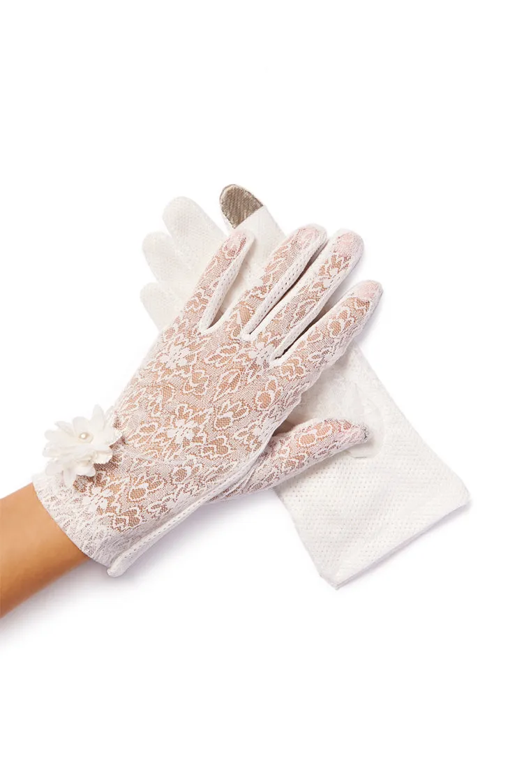 Lulu Pearl & Daisy Sheer Summer Gloves