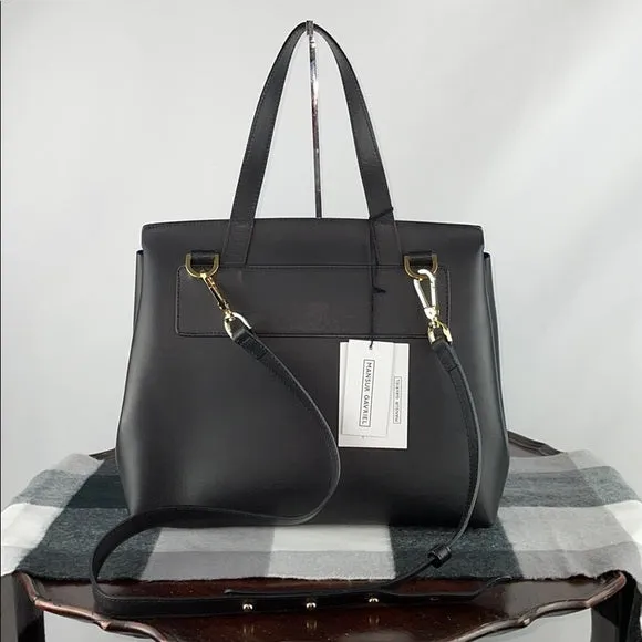 Mansur Gavriel Black Vegetable Tanned Lady Bag