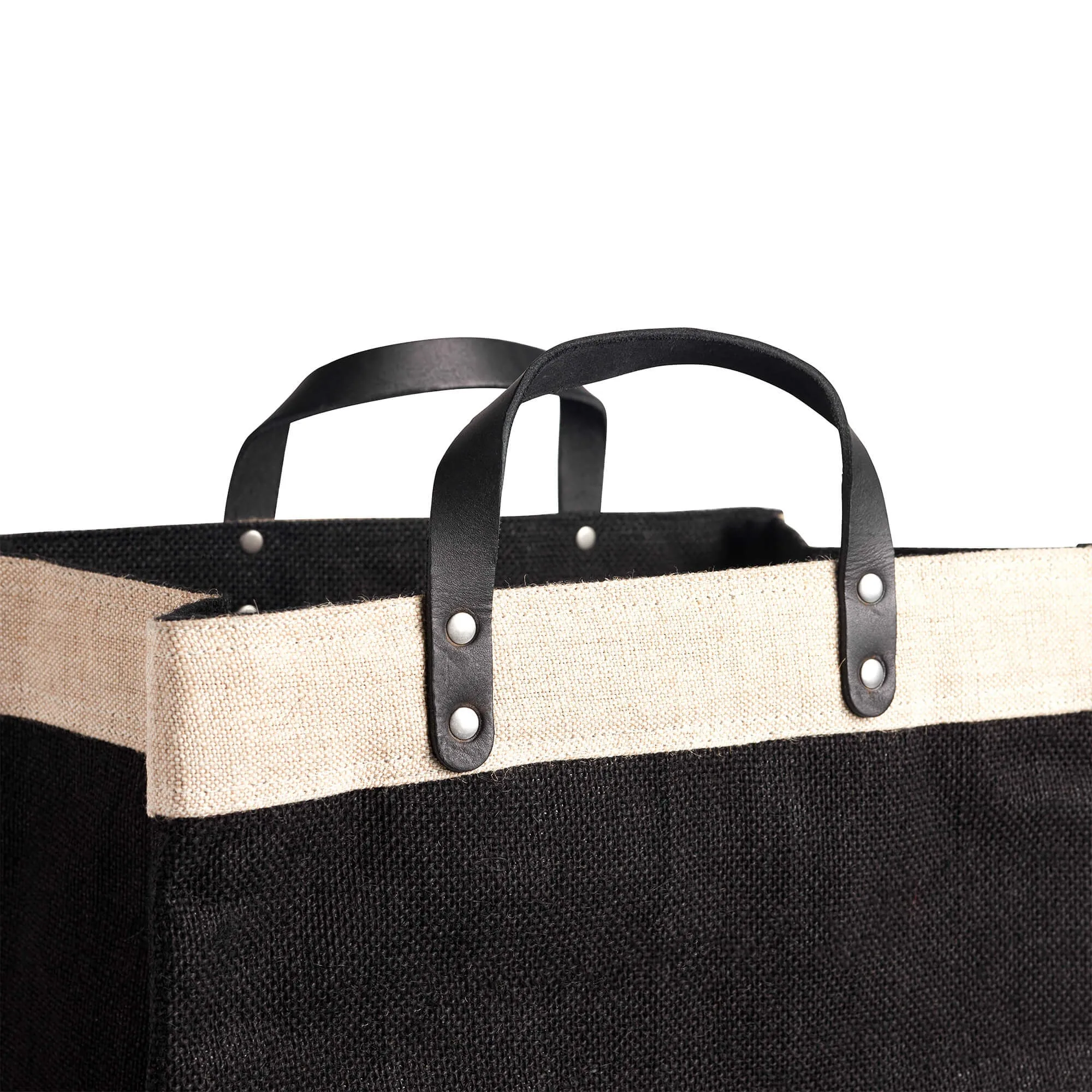 Market Bag in Black with “GOODS”