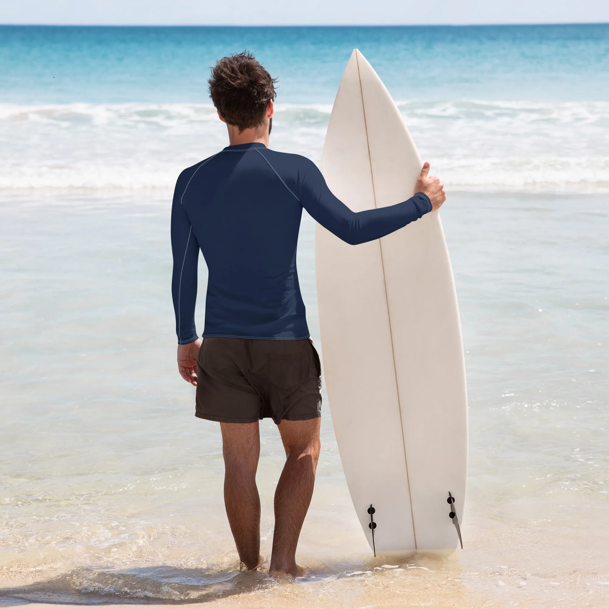 Men's Navy Rash Guard