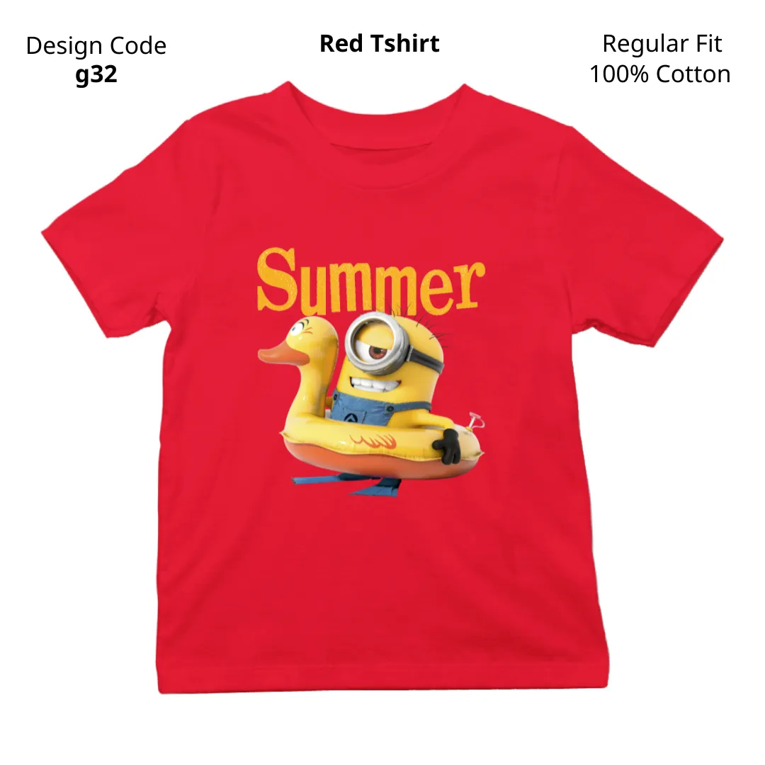 Minion Summer T-shirt ( Design g32 )