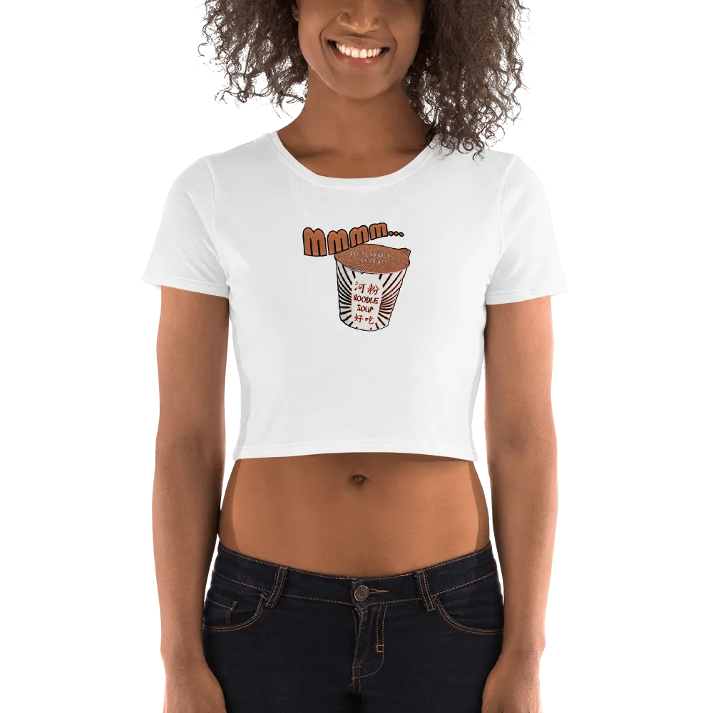 MMMM Noodle Soup Women’s Crop Tee