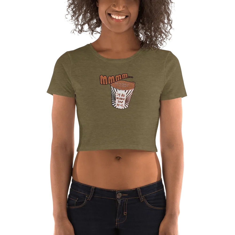 MMMM Noodle Soup Women’s Crop Tee