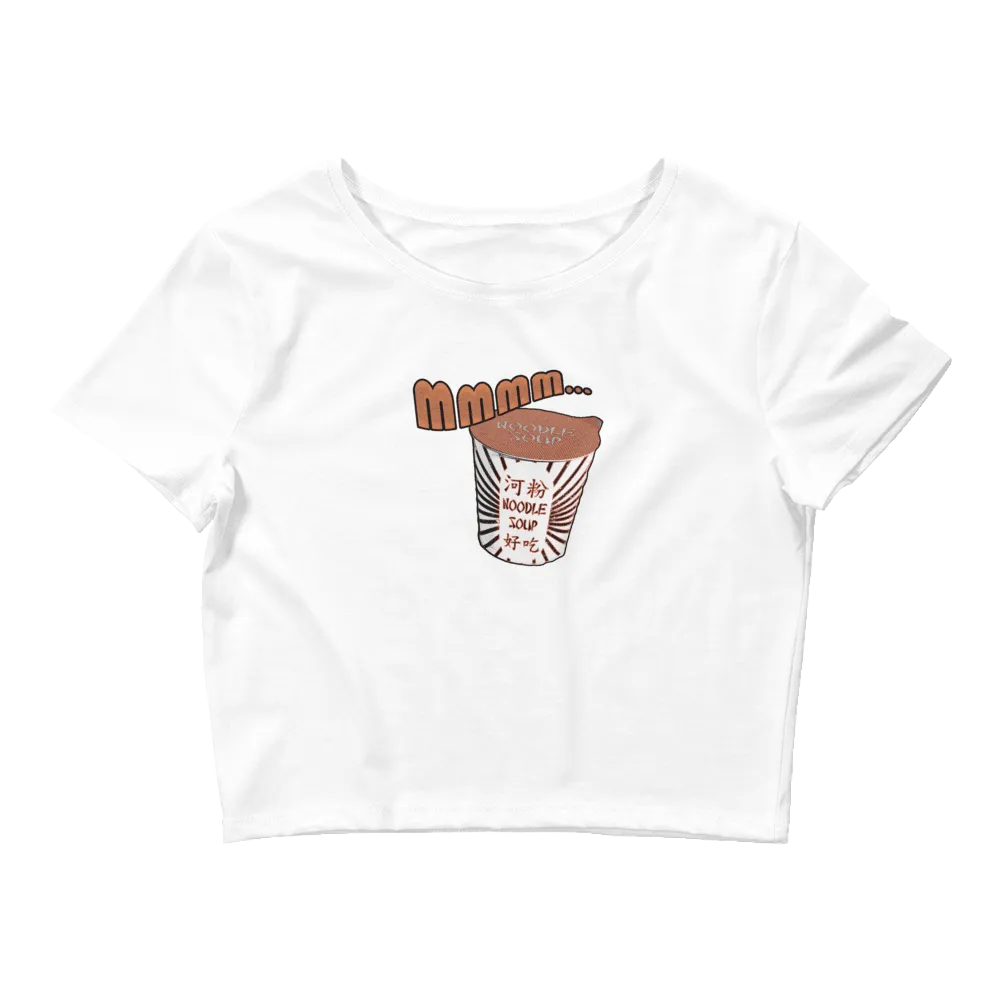 MMMM Noodle Soup Women’s Crop Tee