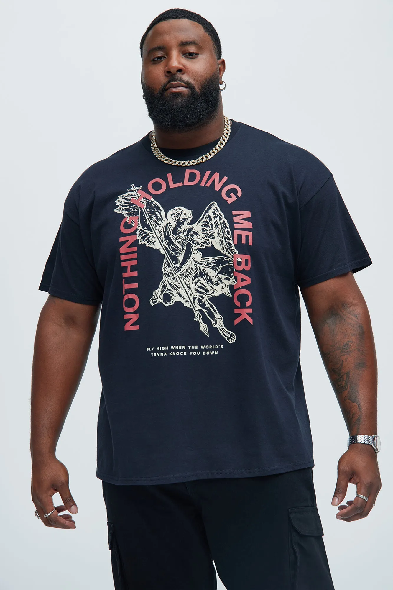 Nothing Holding Me Back Short Sleeve Tee - Black