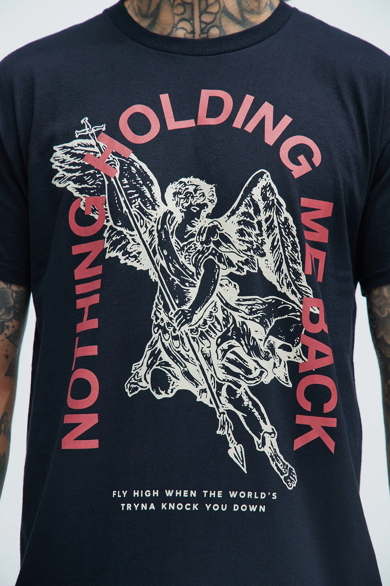 Nothing Holding Me Back Short Sleeve Tee - Black