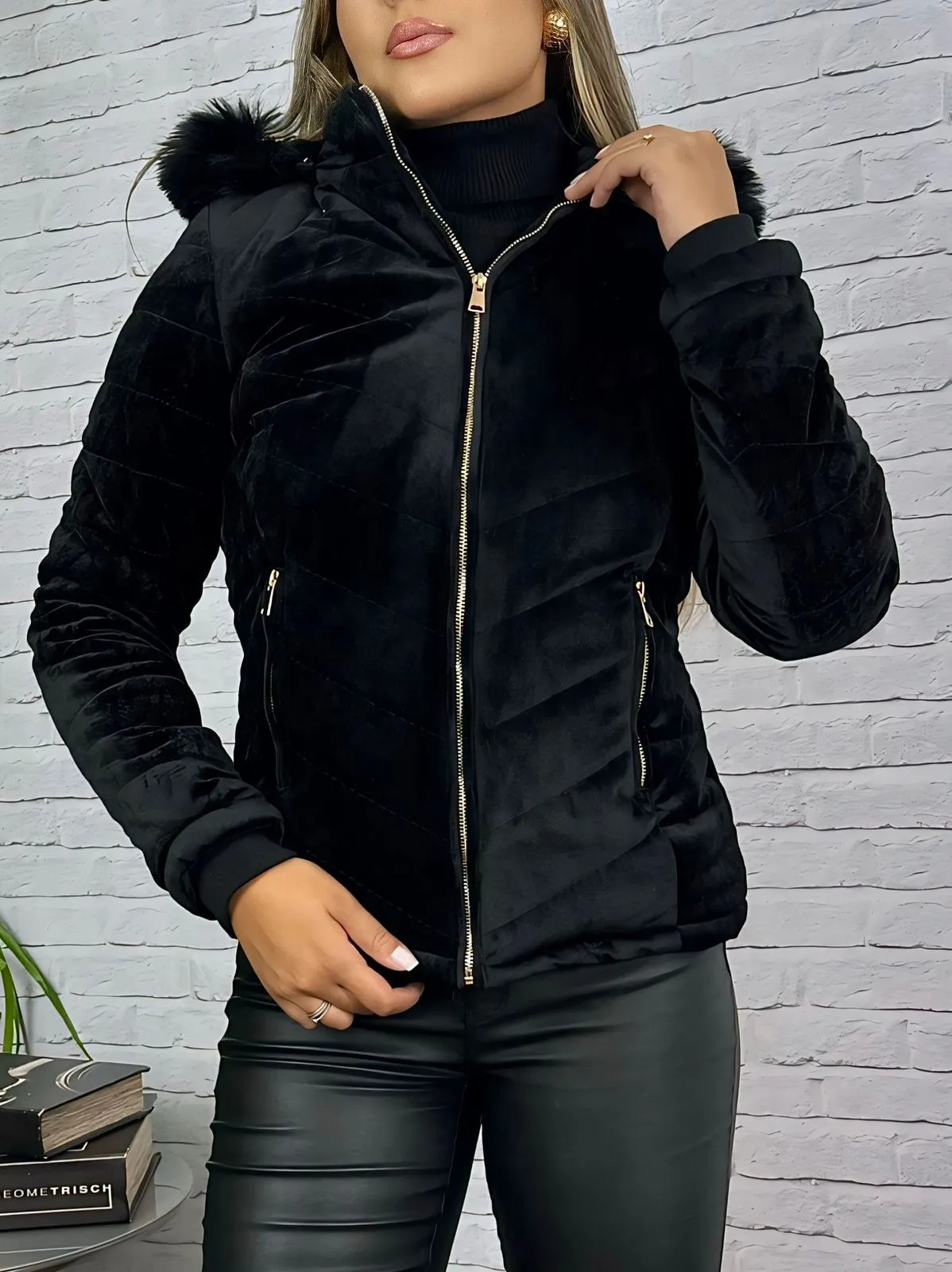 Parka Peluciada Veludo 1181  /G