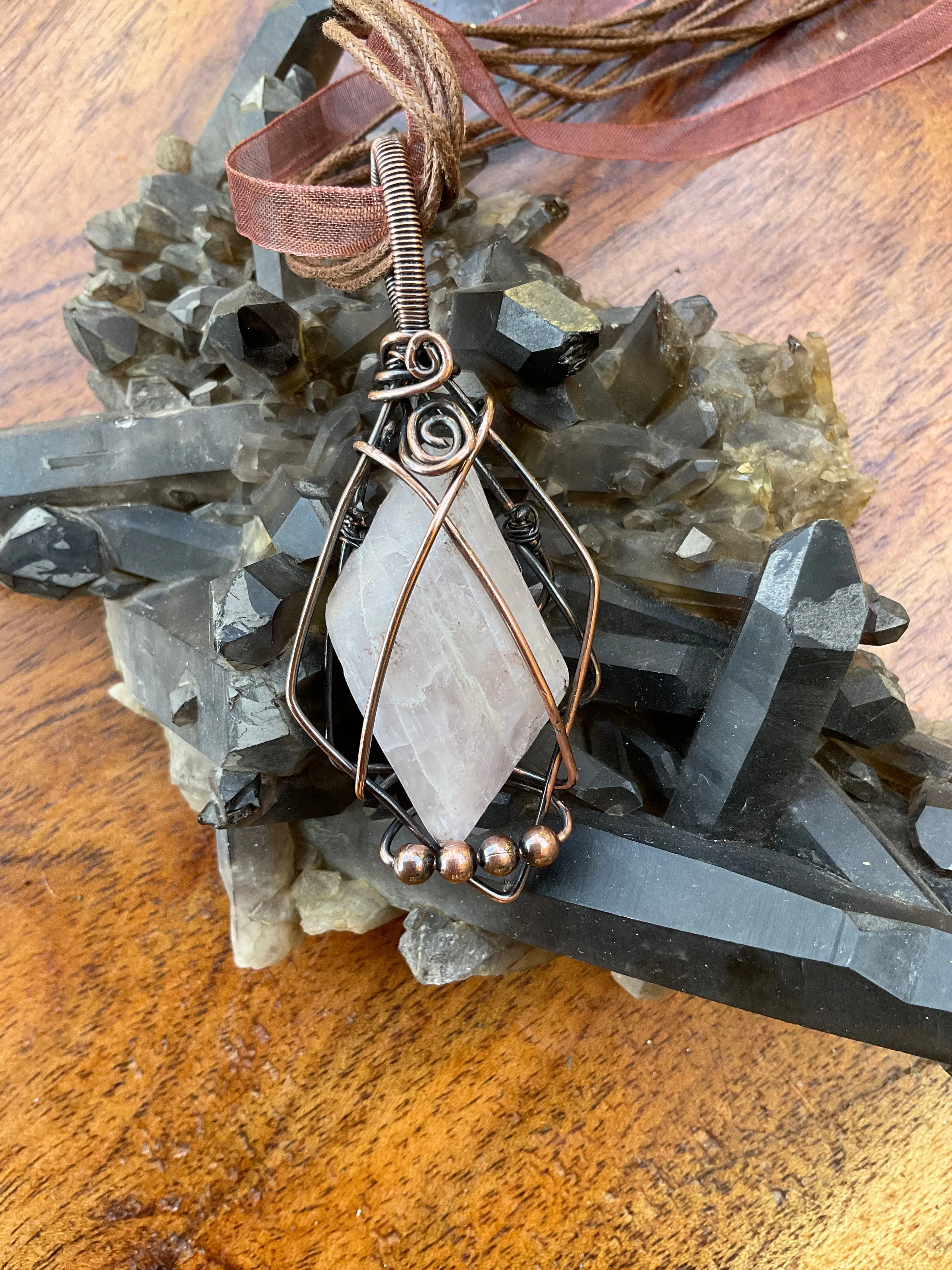 Pink Kunzite Pendant