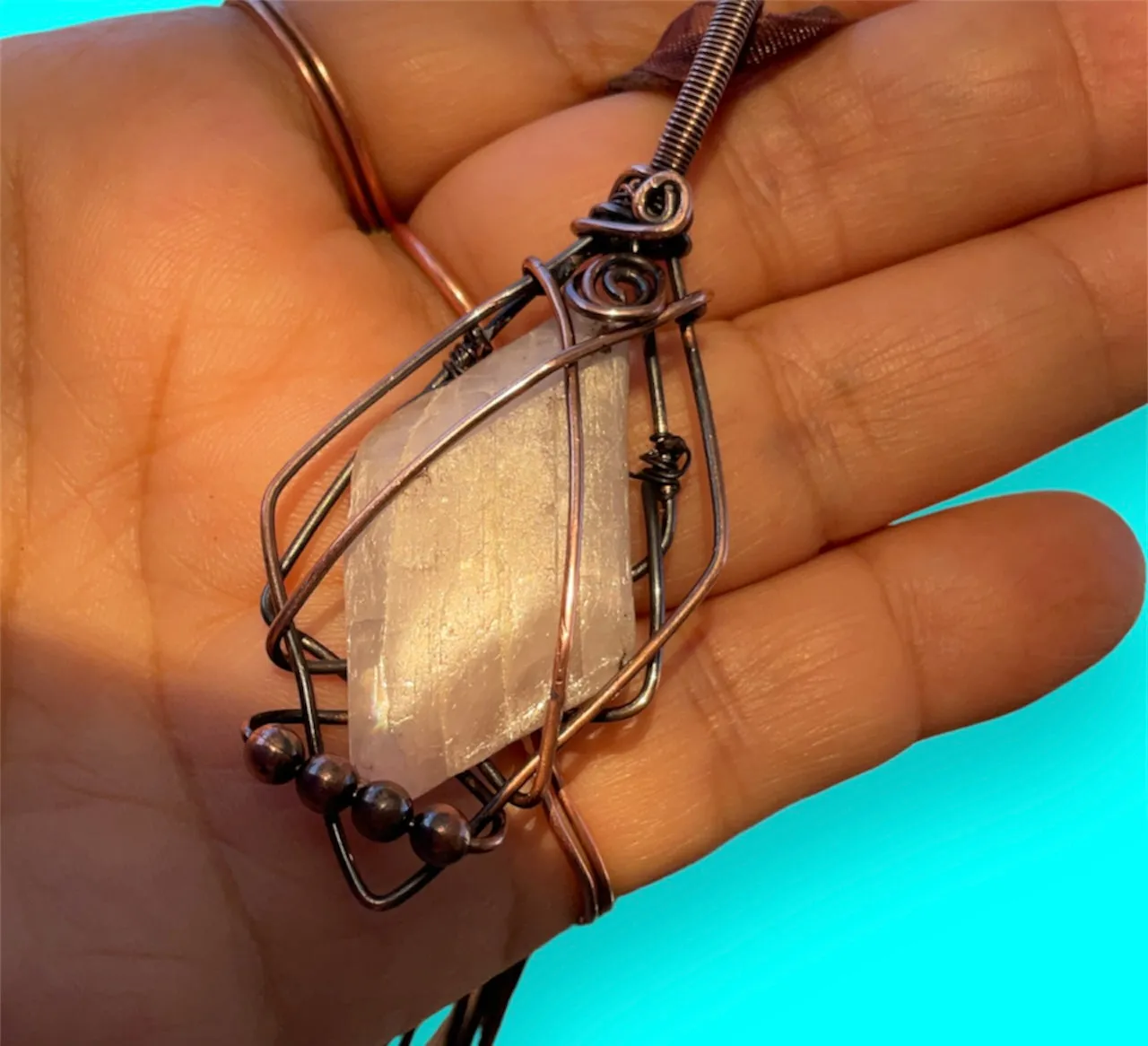 Pink Kunzite Pendant