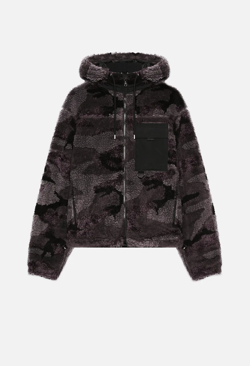 Polar Fleece Parka / Moonlight Camo Jacquard