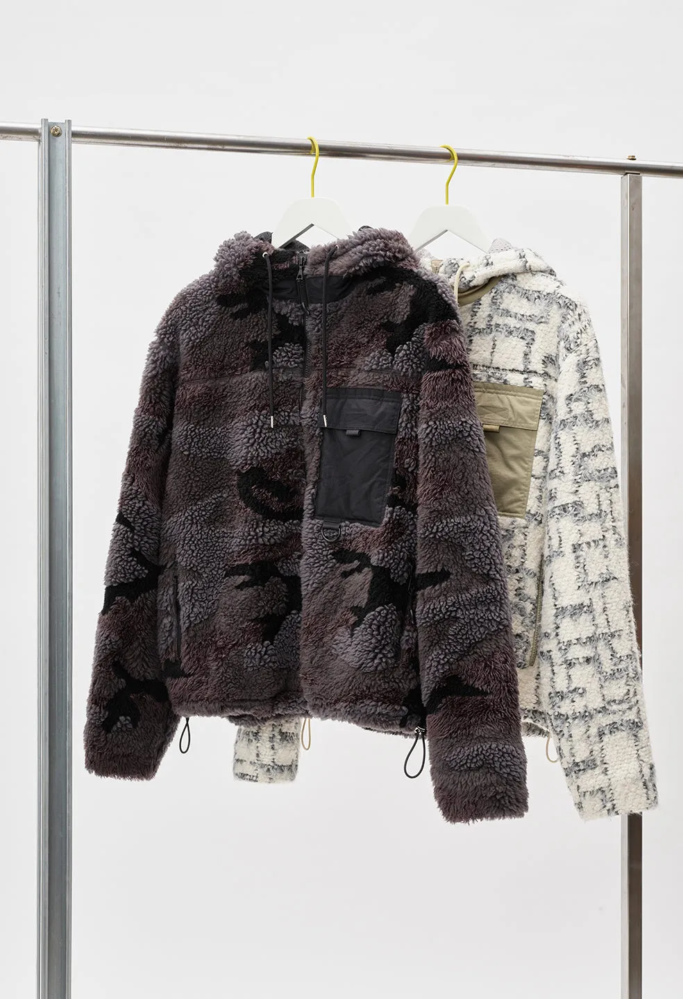 Polar Fleece Parka / Moonlight Camo Jacquard