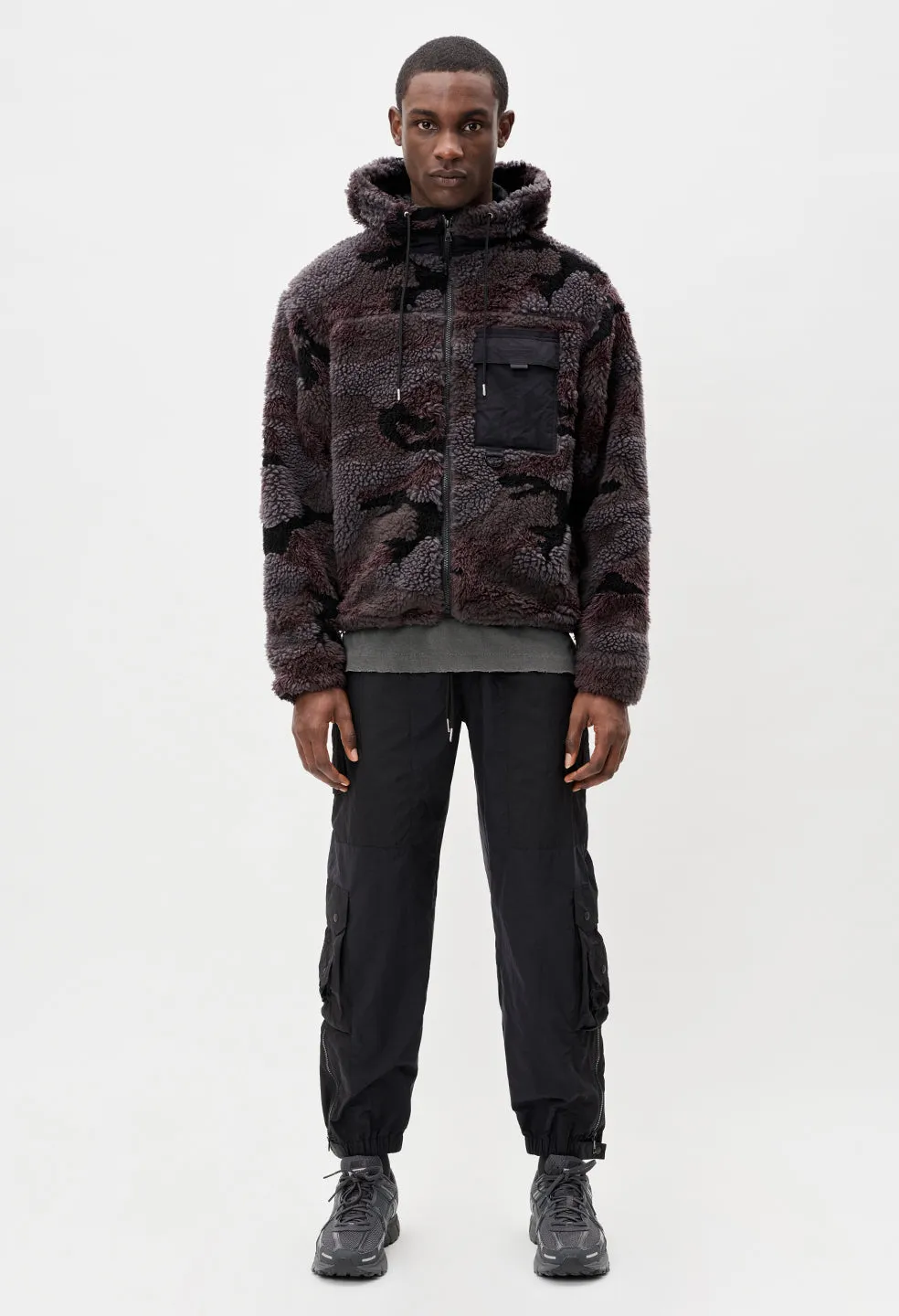 Polar Fleece Parka / Moonlight Camo Jacquard