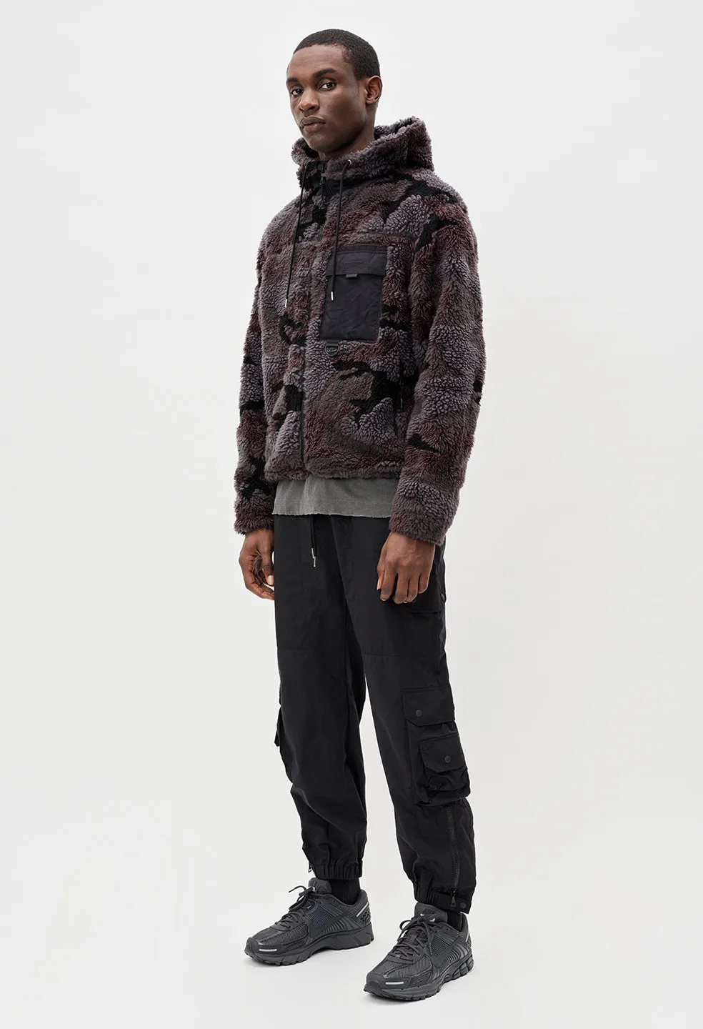 Polar Fleece Parka / Moonlight Camo Jacquard