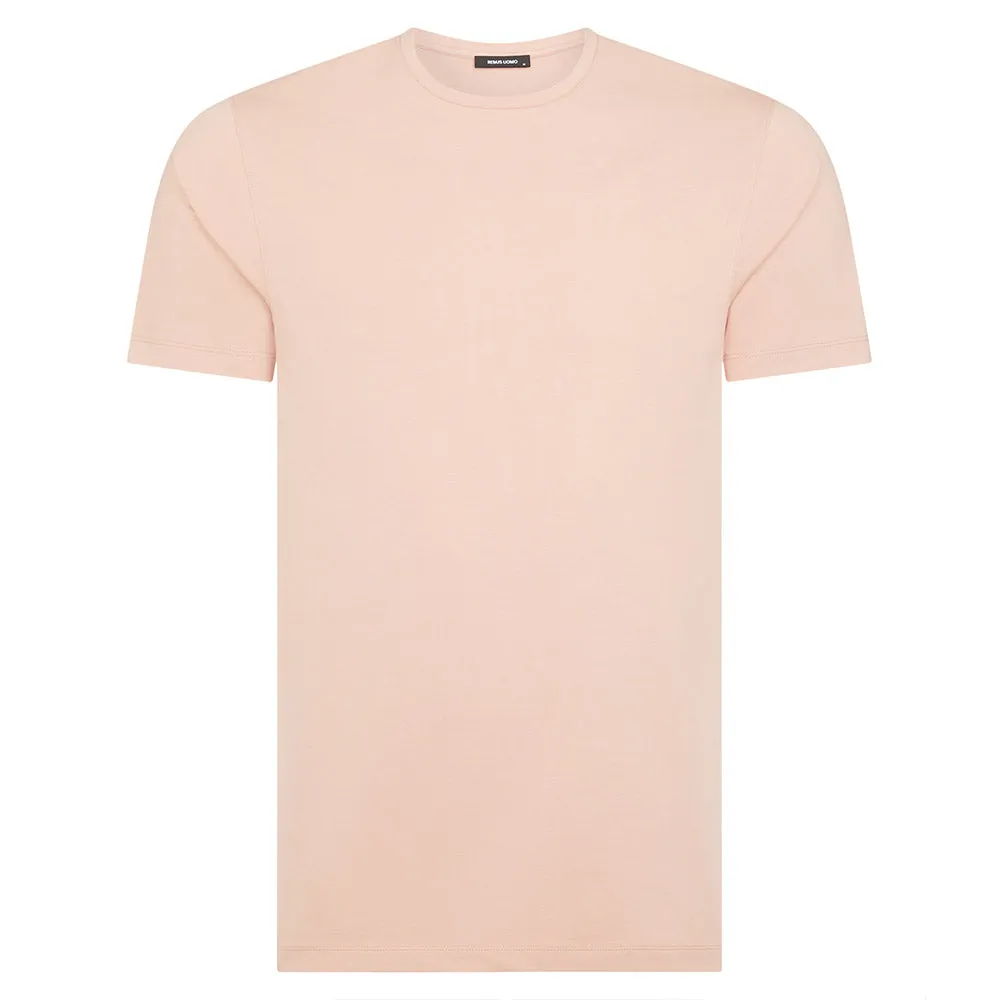 Remus Uomo Stretch Cotton Tee | Pink