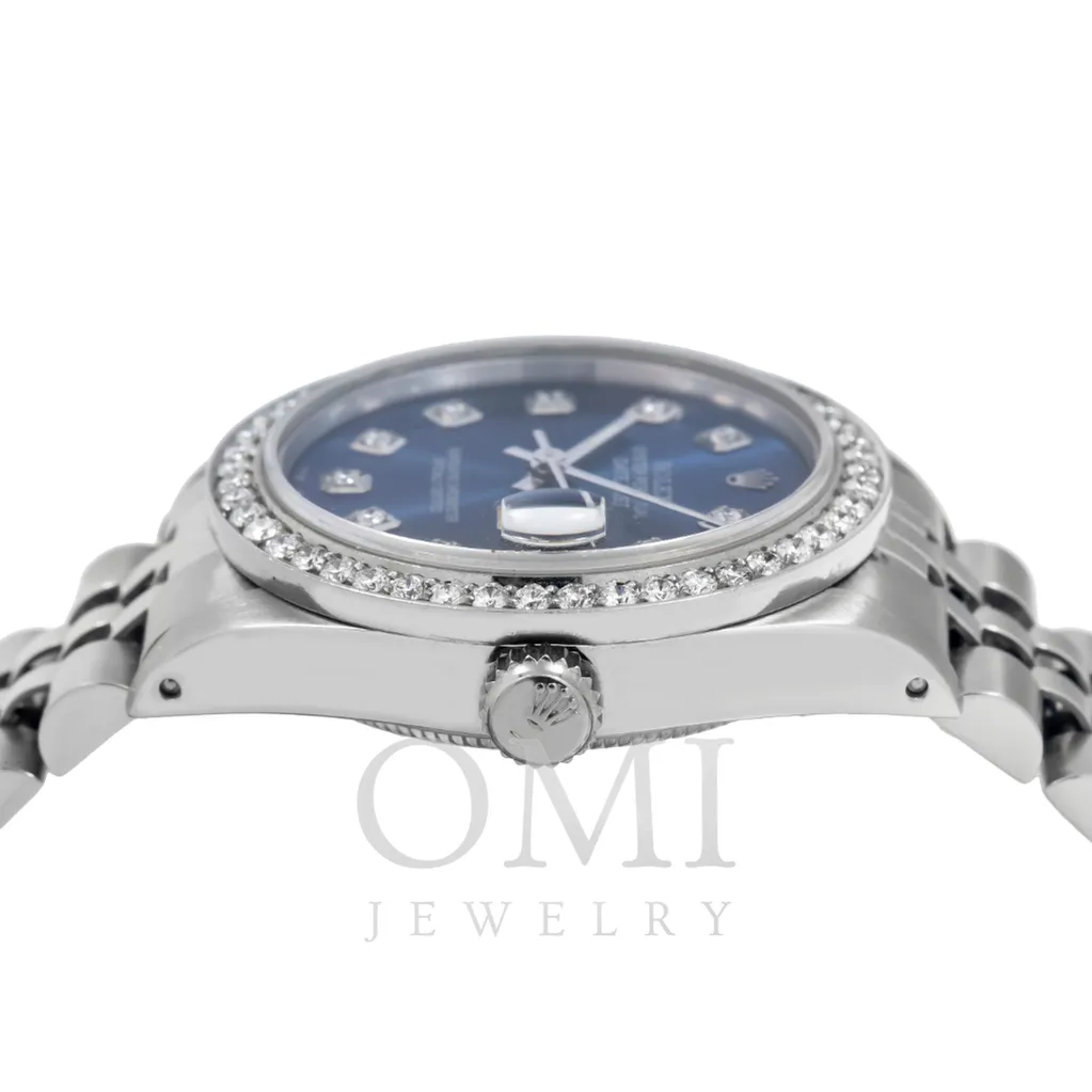 Rolex Datejust 68274 31MM Blue Diamond Dial With Jubilee Bracelet