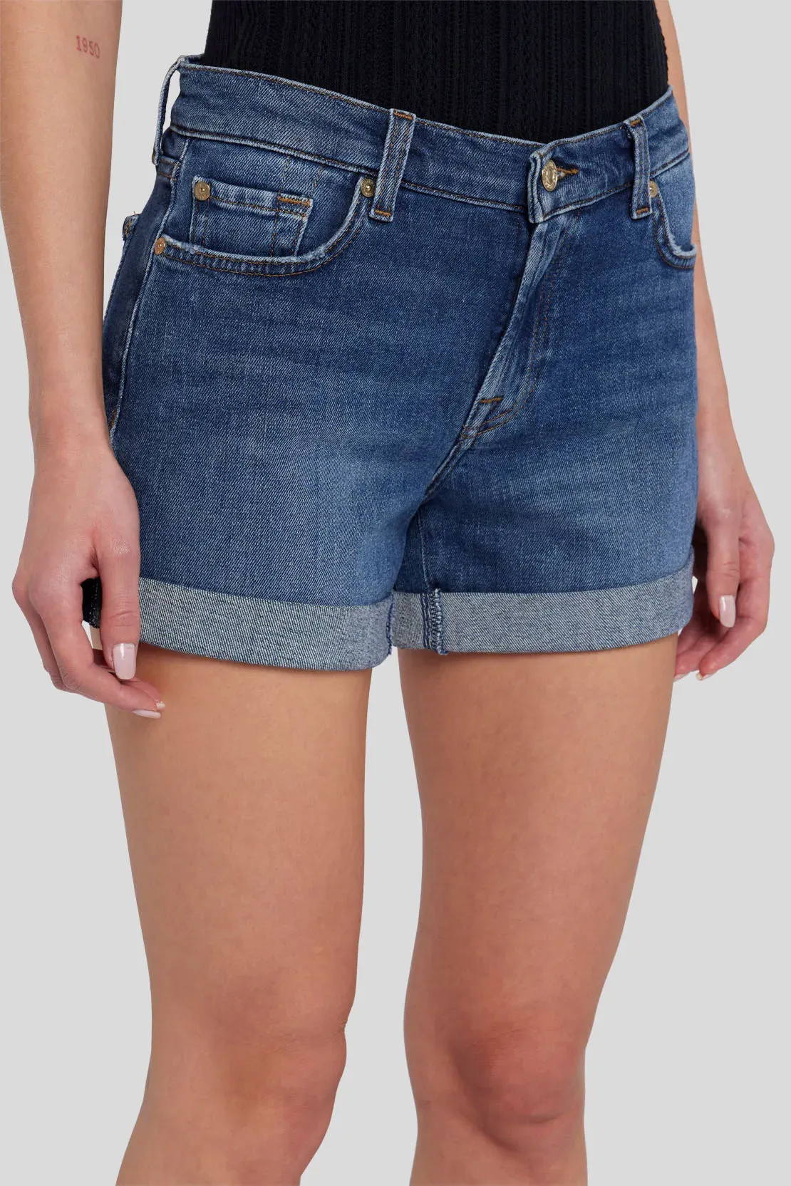 Shorts Mid Roll in Dark Blue