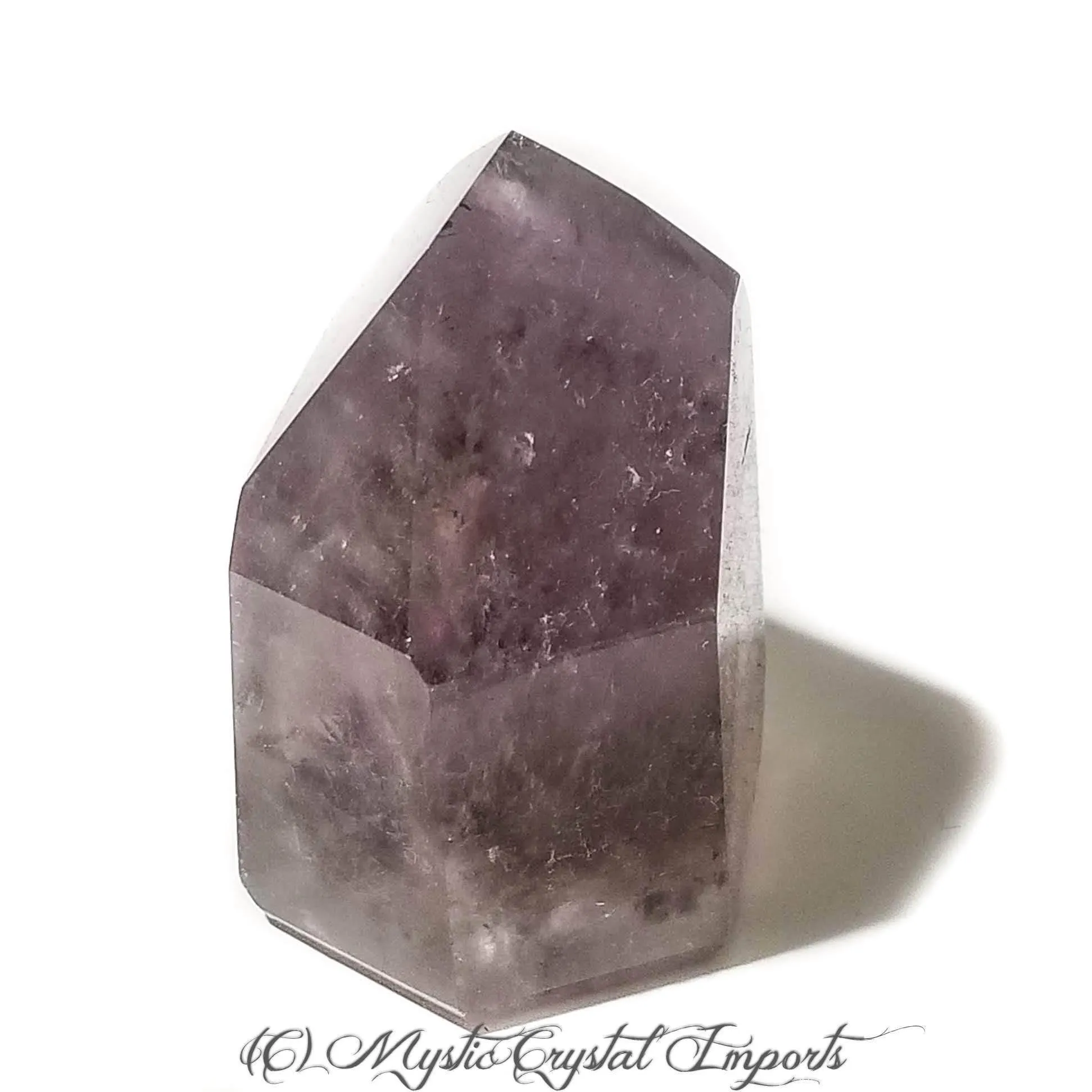 Smoky Phantom Amethyst Polished Crystal Point - 02