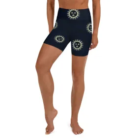 Solar Illustration Yoga Shorts