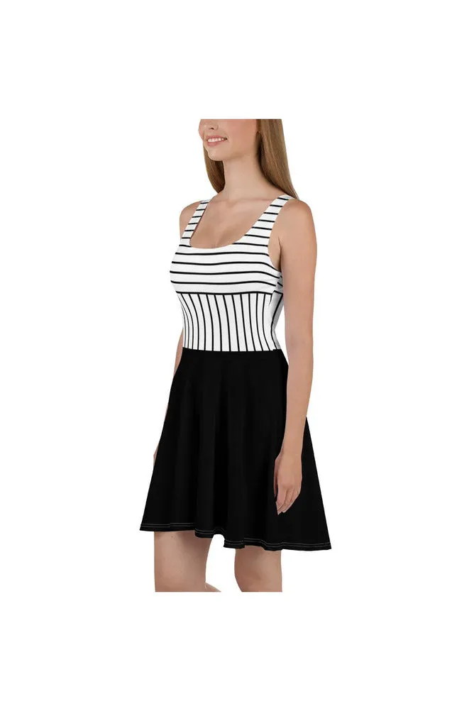 Striped Skater Dress