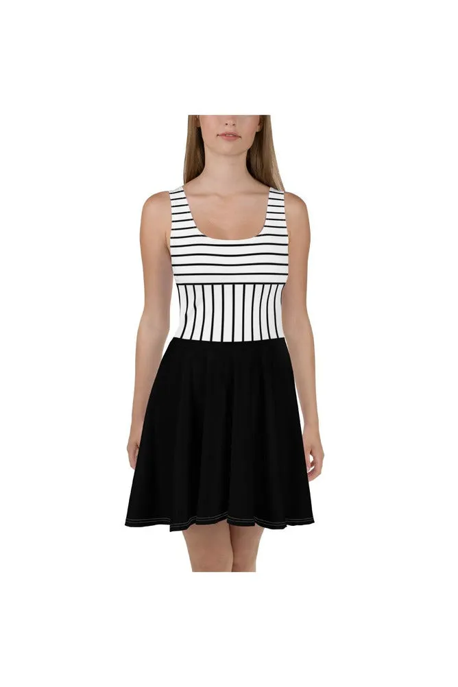 Striped Skater Dress