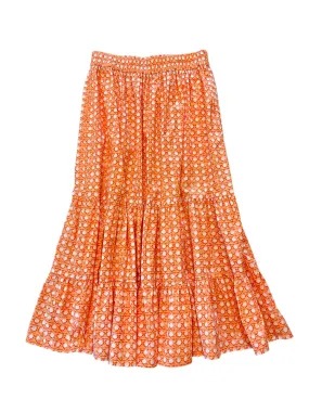 Surrey Skirt in orange wicker by Olivia James