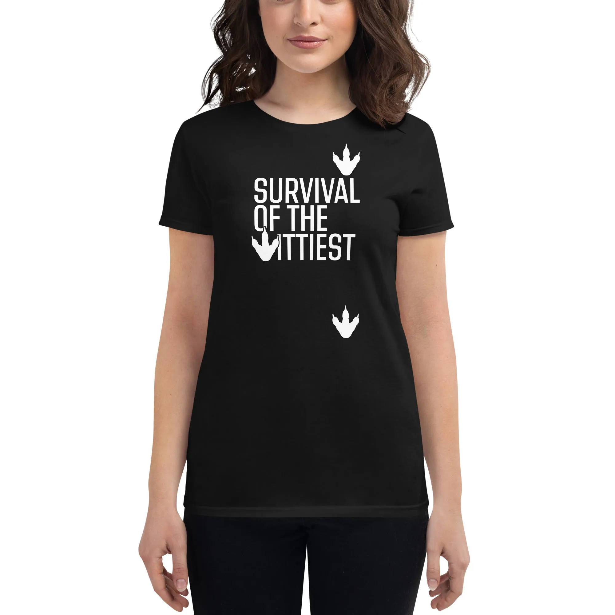 Survival of the Wittiest Women's short sleeve t-shirt