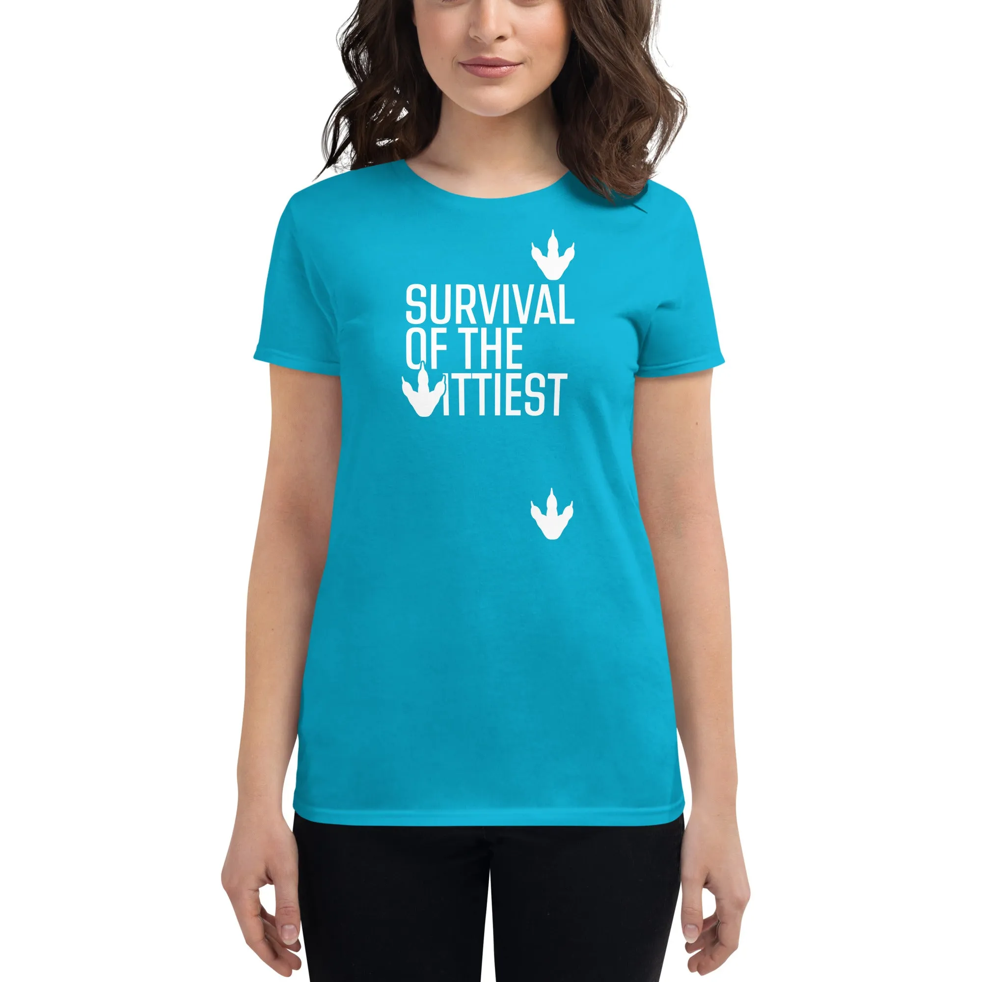 Survival of the Wittiest Women's short sleeve t-shirt