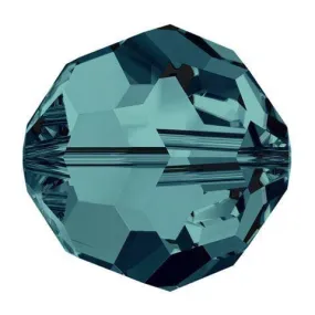 Swarovski 4mm Round - Indicolite (10 Pack)