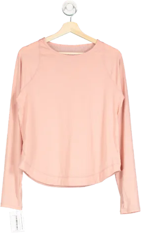 Sweaty Betty Pink Long Sleeve Running Top UK M