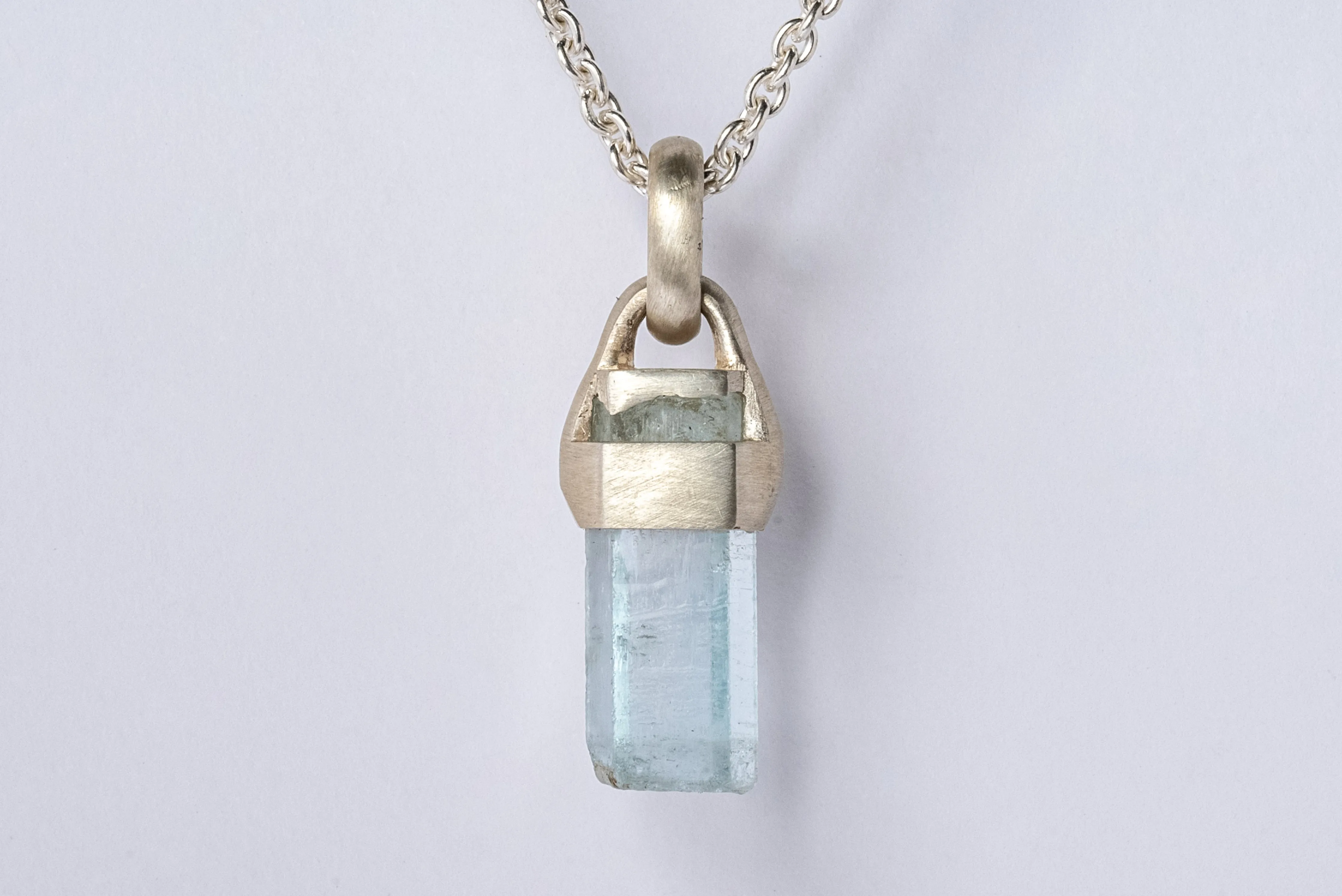 Talisman Necklace (Brace-Held, Healed, Aquamarine, MA AQU)